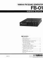 Yamaha FB-01 - Service Manual 